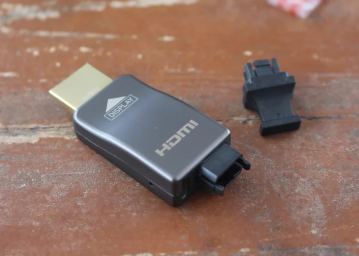Dongle d'affichage HDMI en fibre