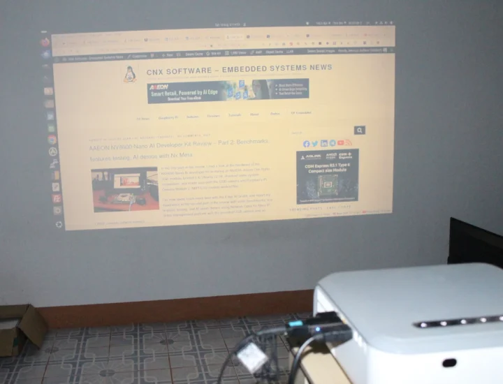 Câble HDMI de 30 mètres au projecteur