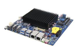 Fanless thin Twin Lake Mini-ITX motherboard for industrial applications