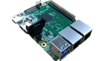 Centron CT1832 Real.Pi SBC with RTD1619B SoC, Raspberry Pi 3 Model B form factor