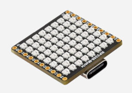 Waveshare RP2350 WS2812 RGB LED Matrix