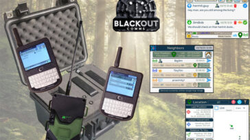 Blackout Comms Off Grid Encrypted Mesh Texting and GPS