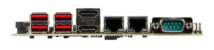 Gigaipc QBIP-155UB / QBIP-125UB Panneau arrière