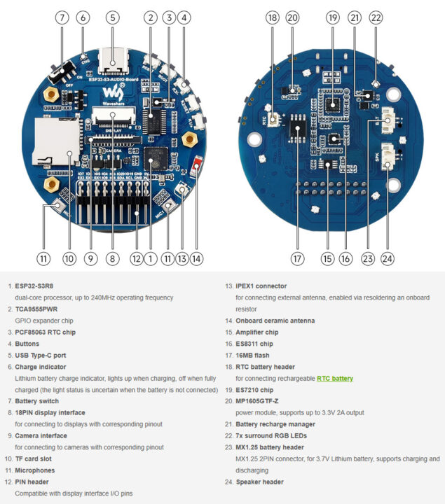 ESP32-S3 AI Présentation du matériel de haut-parleur intelligent