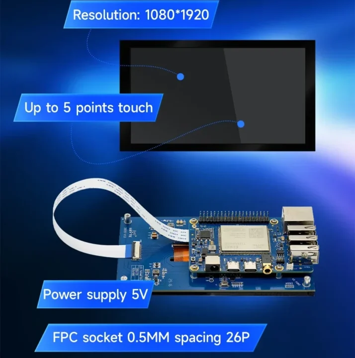 Allwinner T113-S3 / T113-S4 SBC avec écran tactile