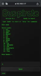 ESP32 Bus Pirate Mobile