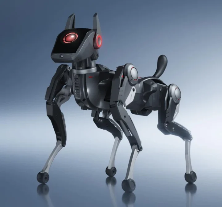 Chien robotique basé sur le lever du soleil x3 soc