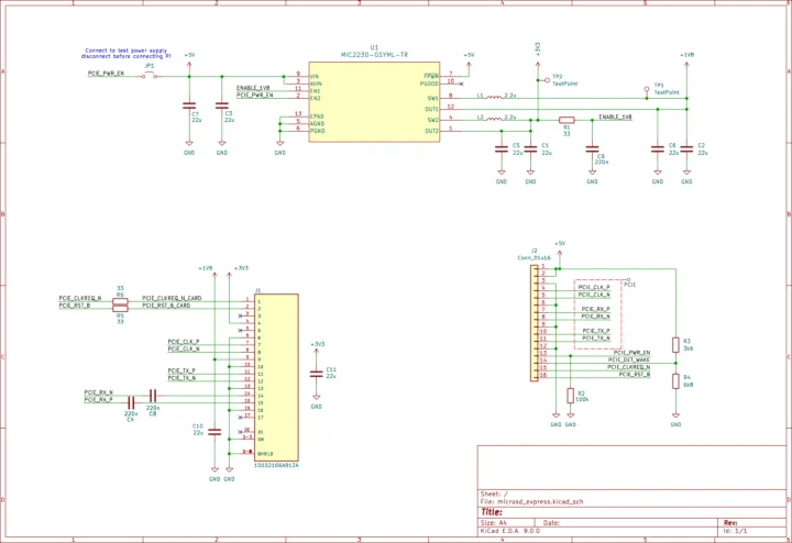schémas d'adaptateur MicroSD Express