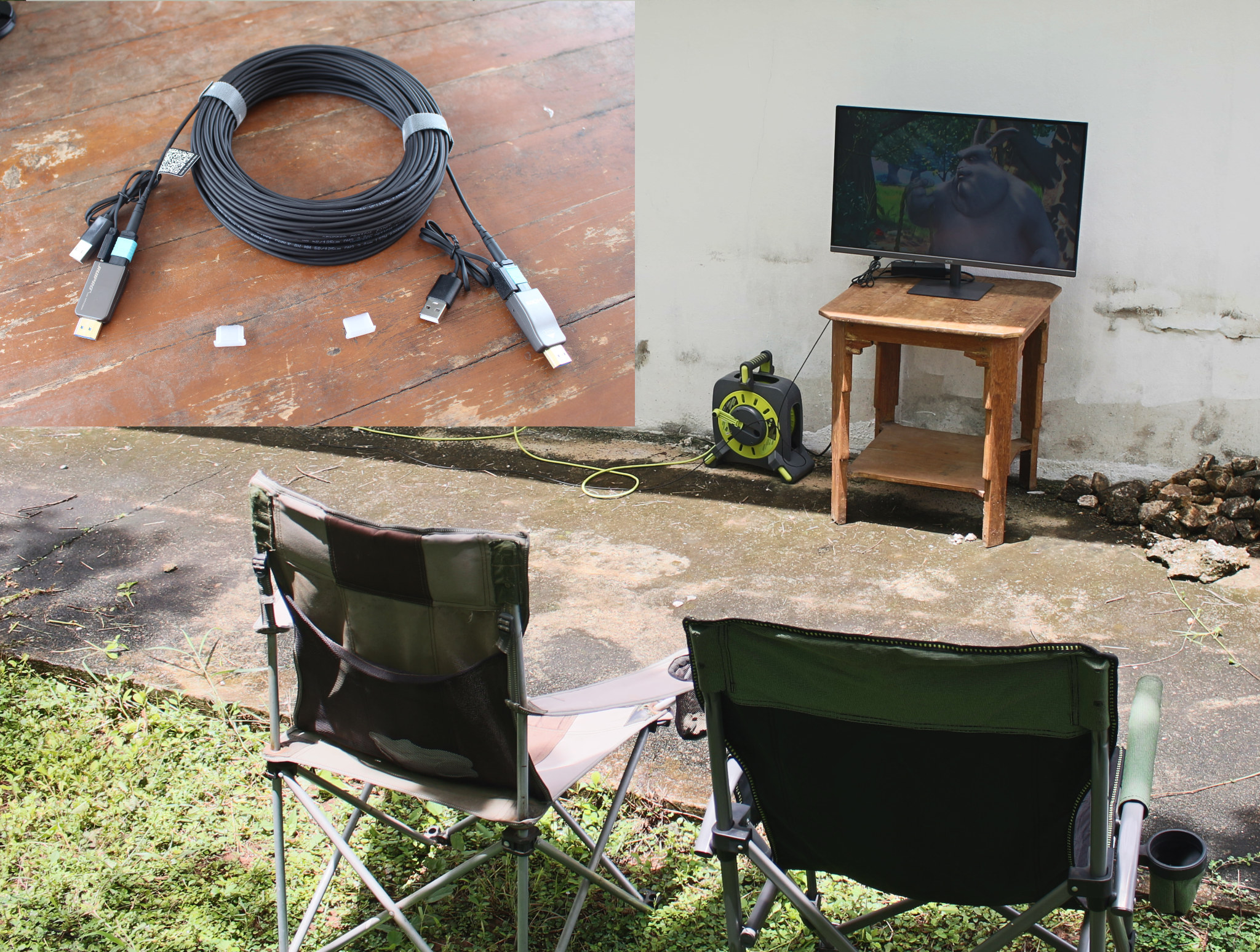 Tester un câble HDMI à fibre de 30 mètres