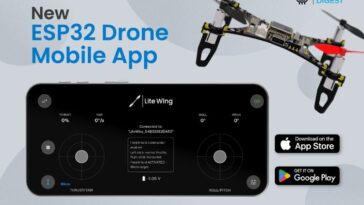LiteWing ESP32 Drone: New Mobile App