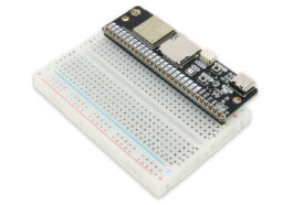 breadboard-friendly ESP32-S3 board