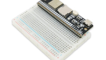 breadboard-friendly ESP32-S3 board