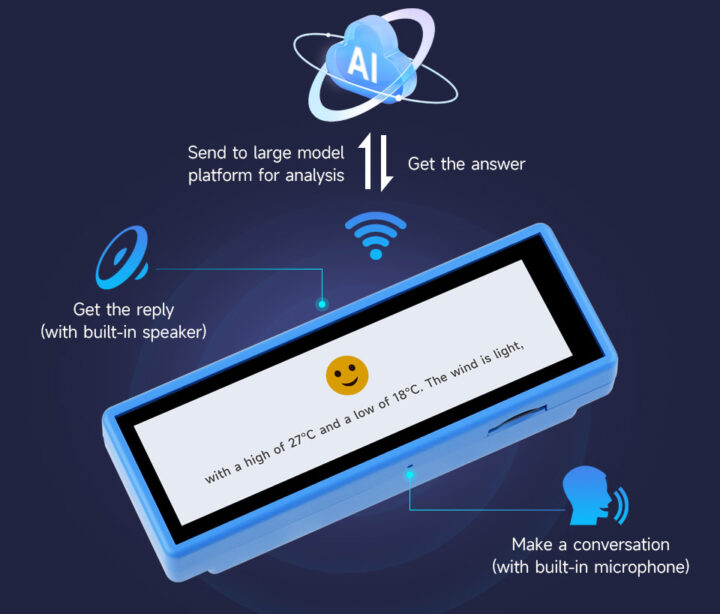 ESP32-S3 Touch LCD Development supports AI Speech Interaction