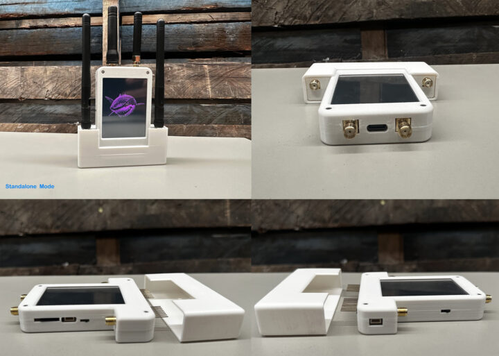 ESP32 MARAUDER DOUBLE BARLEUR AVANT ET