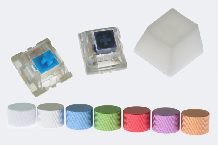 Capes d'encodeur Duckypad et commutateurs mécaniques