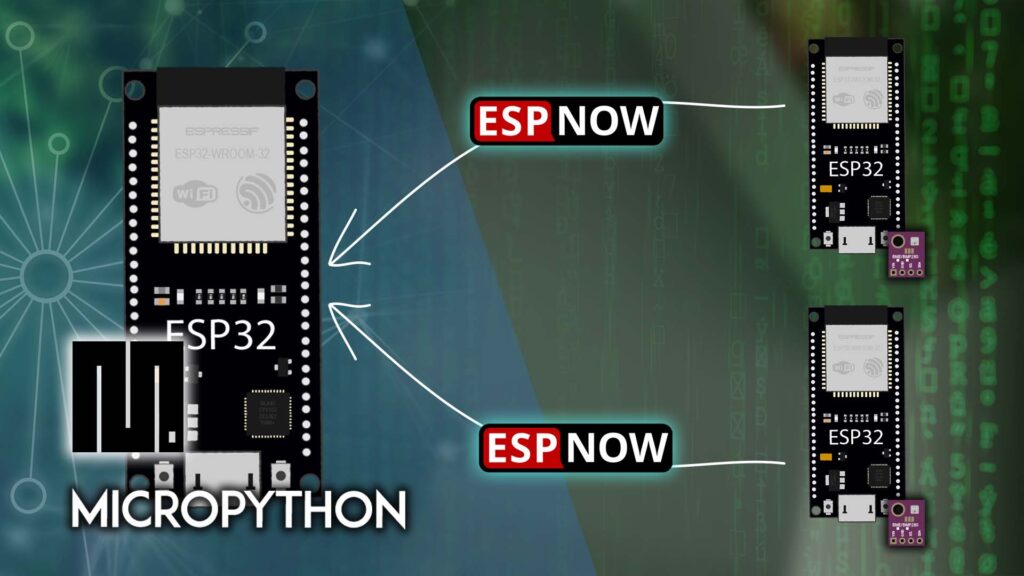 Micropython: ESP-Now avec ESP32 - Recevez des données (plusieurs à un)