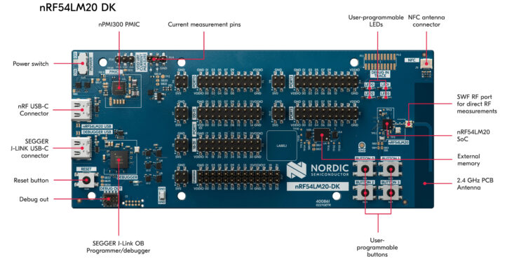 Le kit de développement NRF54LM20