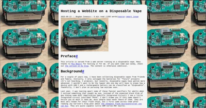 Hébergement Web Py32 Vape
