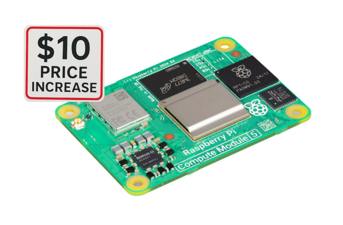 Raspberry Pi Compute Module 5 price increase