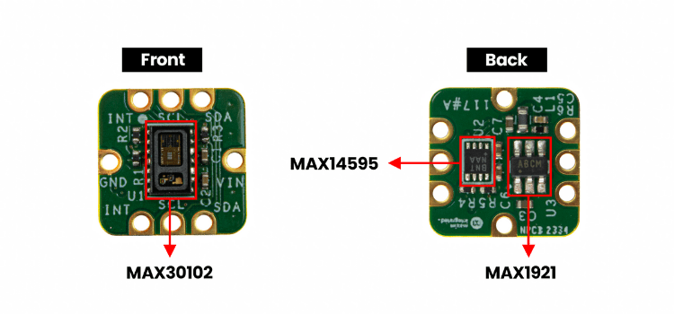 Marquage des parties avant et arrière du MAXREFDES117