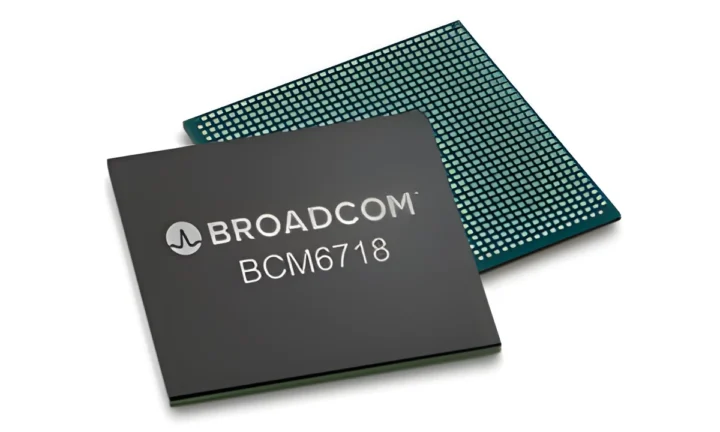 Puce de point d'accès Broadcom BCM6718 WiFi 8