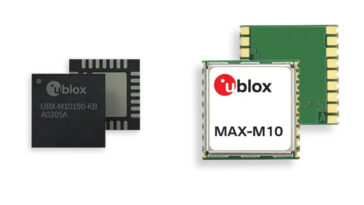 u-blox UBX-M10150-KB chip and the MAX-M10N module with Low Energy Accurate Positioning (LEAP) support