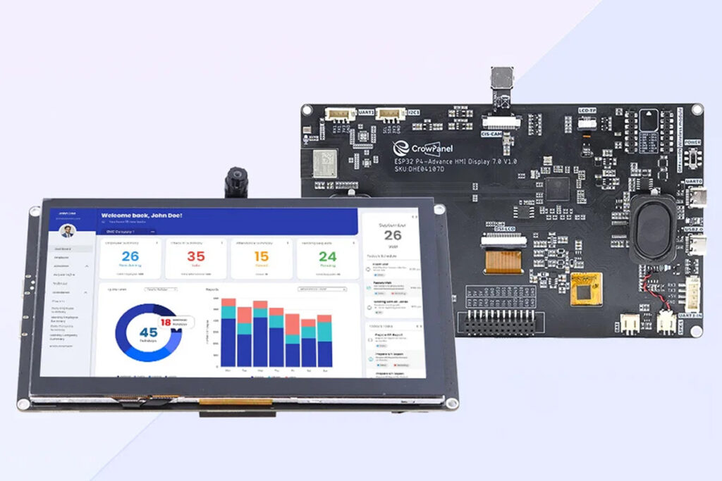 Écran HMI 7 pouces CrowPanel Advance ESP32-P4 : Spécifications et ...