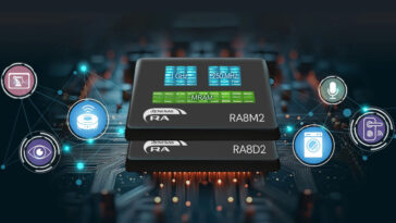 Renesas RA8M2 and RA8D2 dual core Cortex M85, M33 MCU with MRAM storage