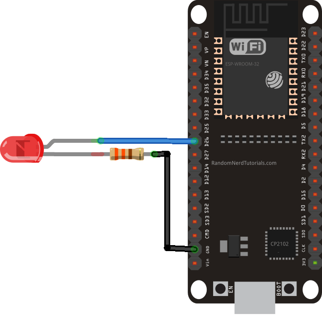 1761674426 500 ESP32 avec capteur de mouvement PIR utilisant des interruptions et