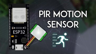 ESP32 avec capteur de mouvement PIR utilisant des interruptions et des minuteries