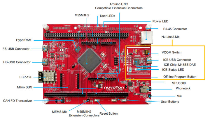 Vue avant du NuMaker-X-M55M1D