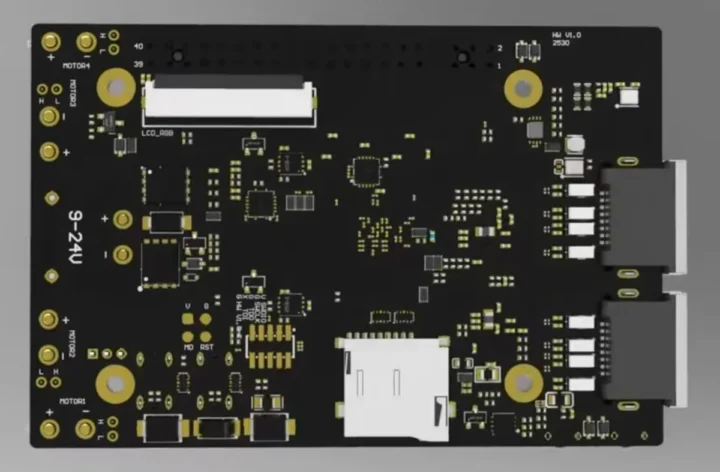 Côté inférieur de la carte RT-Thread Titan
