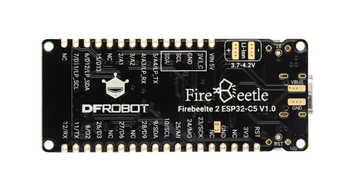 Carte IoT WiFi 6 double bande Firebeetle 2 ESP32-C5