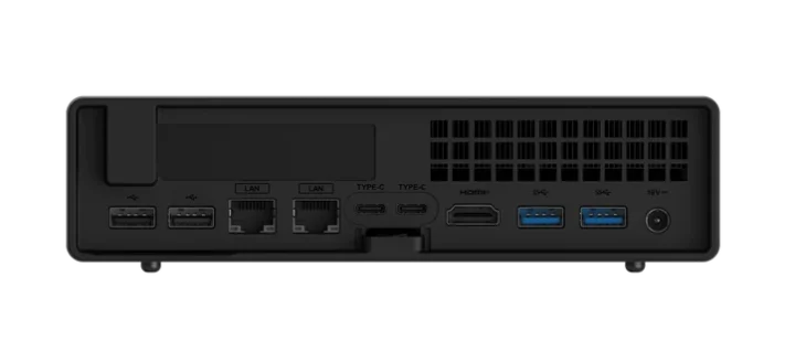 Panneau arrière du mini PC CIX CP8180