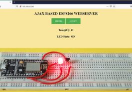 AJAX based Webserver on ESP8266