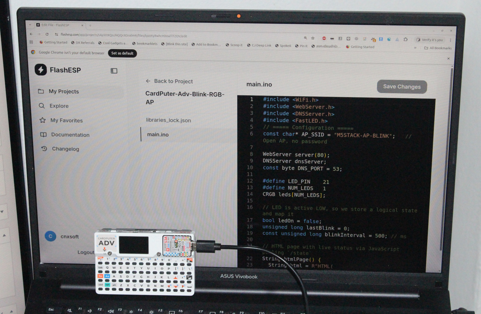FlashESP Web-based ESP32 programming tool