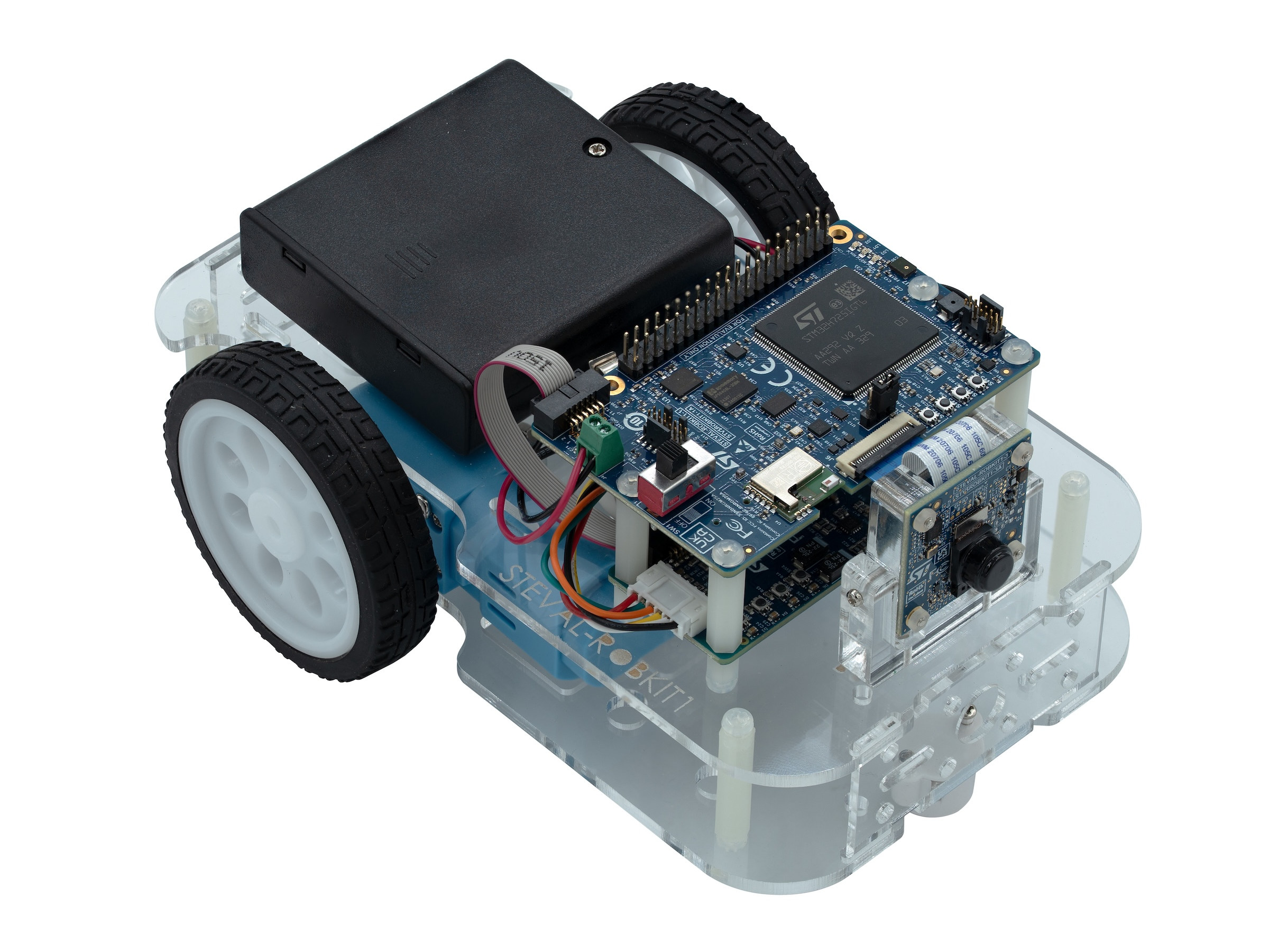 STEVAL-ROBKIT1 - Un kit d'évaluation de robot basé sur les microcontrôleurs STM32H275 et STM32G0