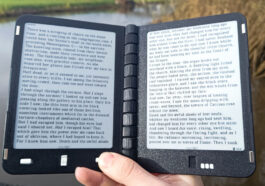 Diptyx dual screen e-reader