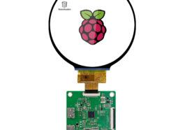 4-inch Round touchscreen HDMI display Raspberry Pi