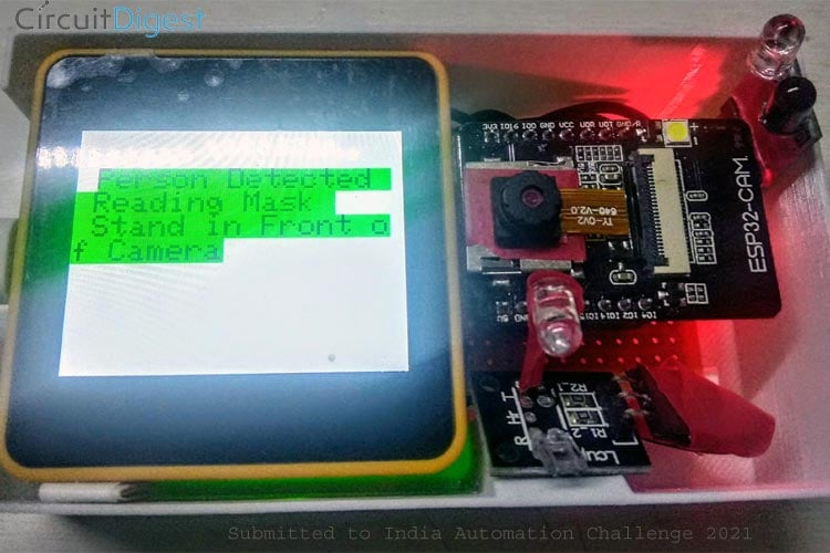   Système de détection de masque utilisant ESP32 Cam et M5Stack Core2