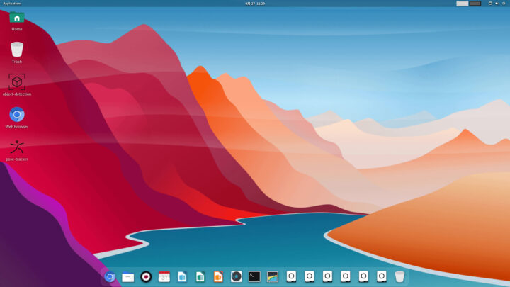 Interface du système de bureau Bianbu