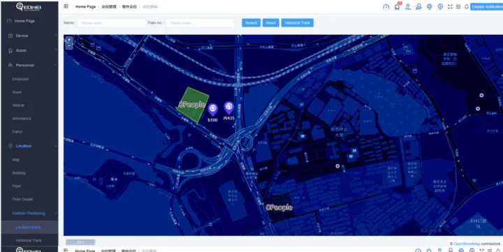 Interface de surveillance extérieure