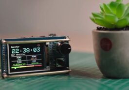 Smart clock with Air quality monitoring, Pomodoro timer, Alarm and a mini retro game