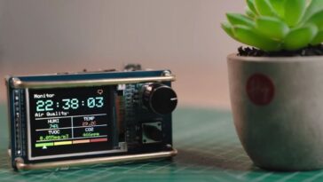 Smart clock with Air quality monitoring, Pomodoro timer, Alarm and a mini retro game