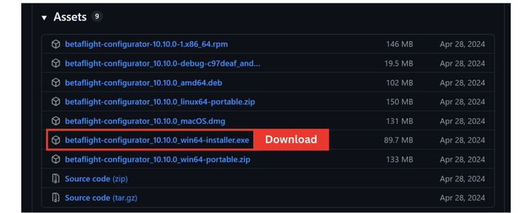 1767794444 488 Comment connecter le drone LiteWing ESP32 a Betaflight