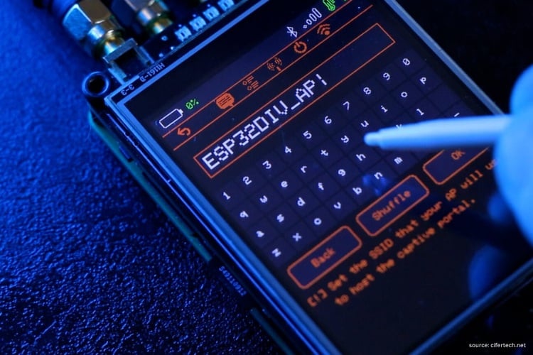 Informations opérationnelles ESP32-DIV-V2