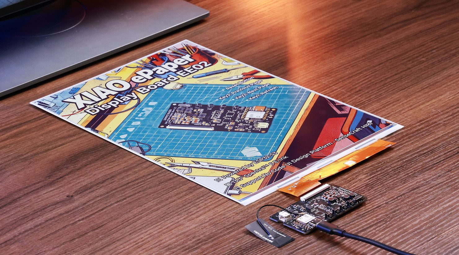 XIAO ESP32-S3 13.3-inch E-ink Spectra 6 color display kit