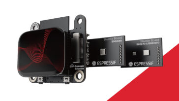 Le kit ESP-SensairShuttle ESP32-C5 prend en charge les capteurs environnementaux et de mouvement BME690, BMI270, BMM350 de Bosch Sensortec