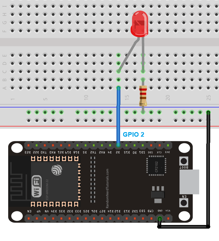 MicroPython : ESP-NOW avec ESP32 (un à plusieurs) 12 ESP32 avec une LED connectée au GPIO 2