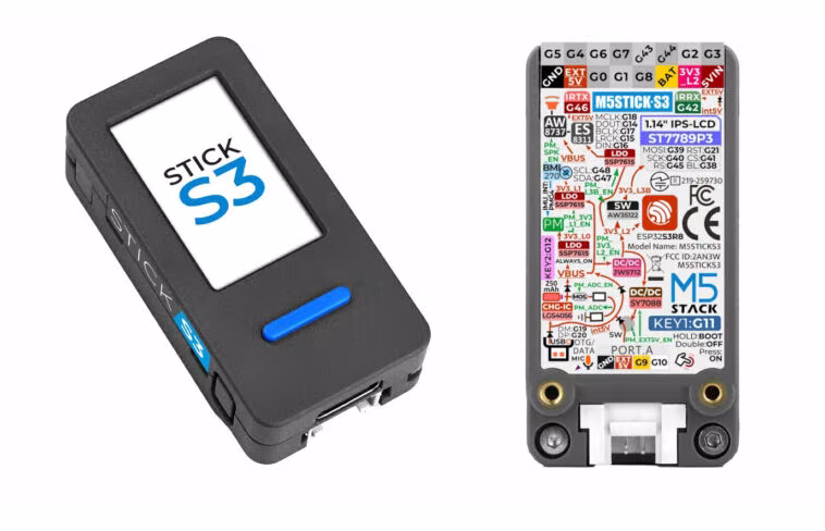 M5Stack StickS3 : kit miniature ESP32-S3 pour IoT avec audio et écran intégré 1 M5Stack StickS3